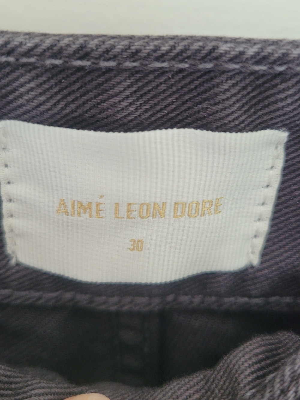 NEW Aimé Leon Dore SS24 Carpenter Pant Volcanic Ash Size 30 ALD Denim - Picture 3 of 9